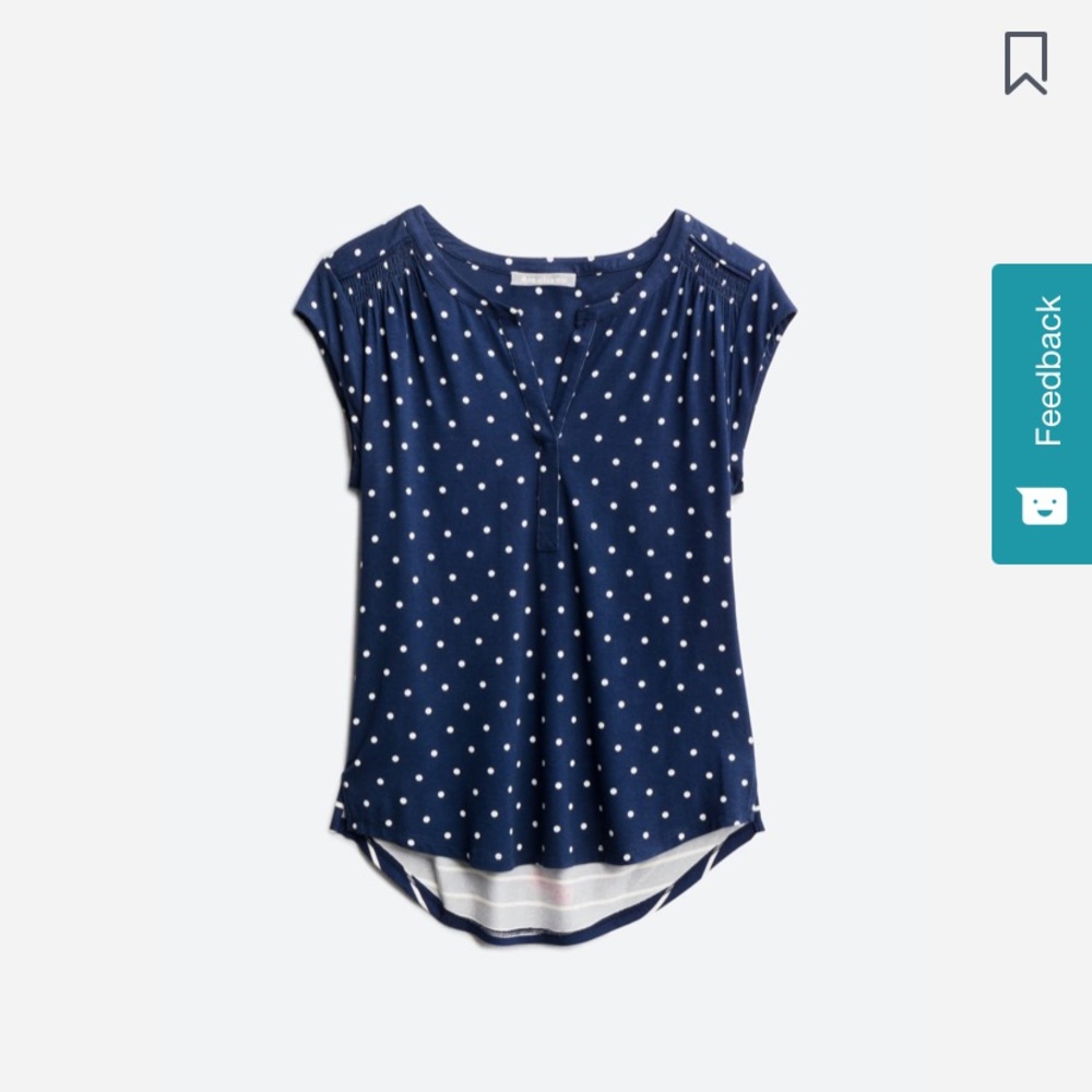 Abrienne Split Neck Cap Sleeve Knit Top